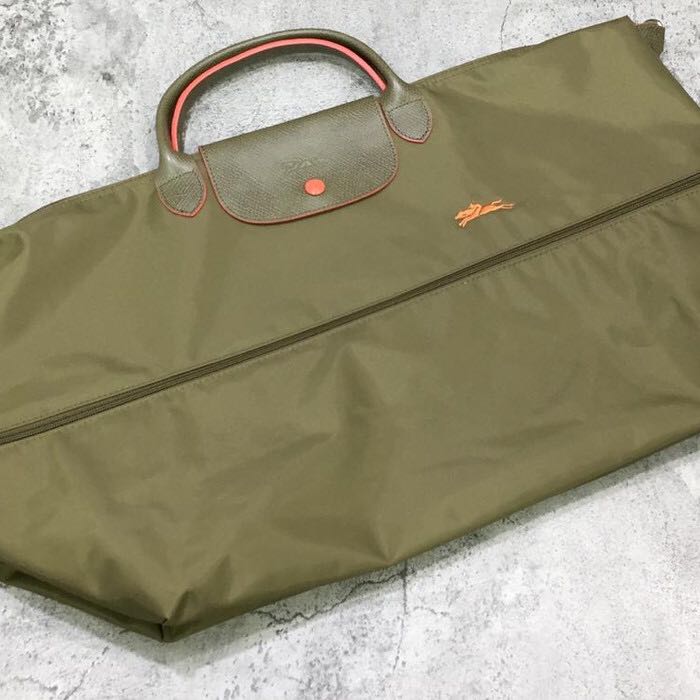 longchamp khaki green