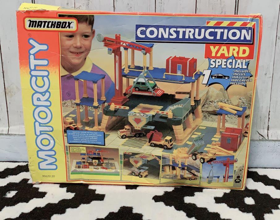 Matchbox Motorcity Construction Yard RM 65, Hobbies & Toys, Toys