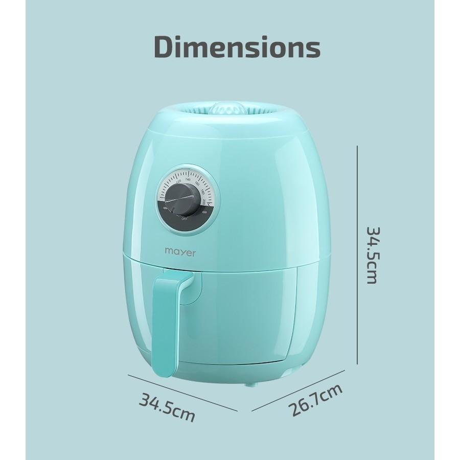 Mayer 3L pink airfryer MMAF3000, TV & Home Appliances, Kitchen