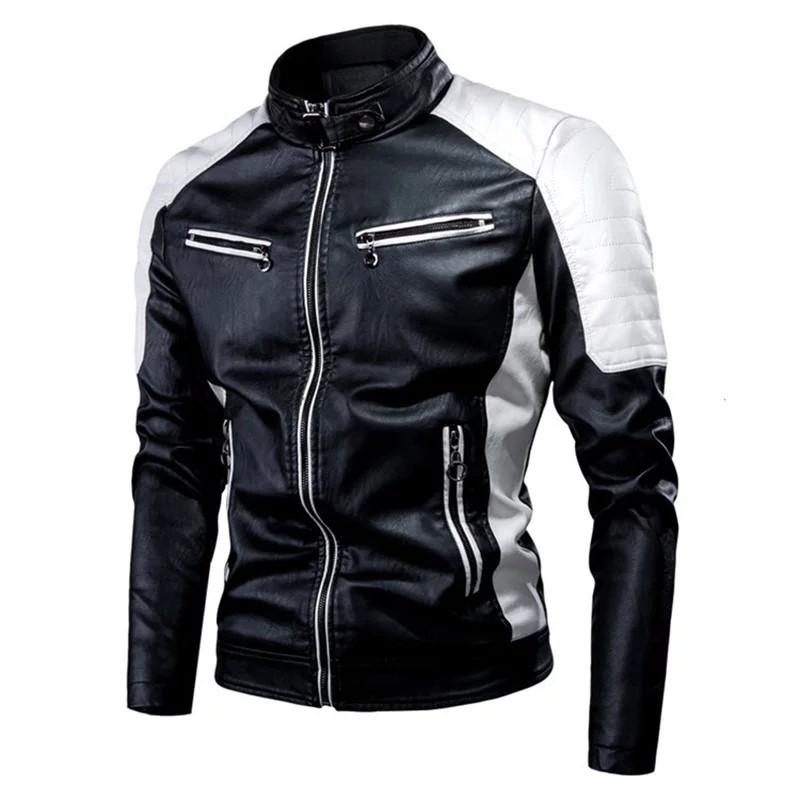 White plus size leather jacket sale