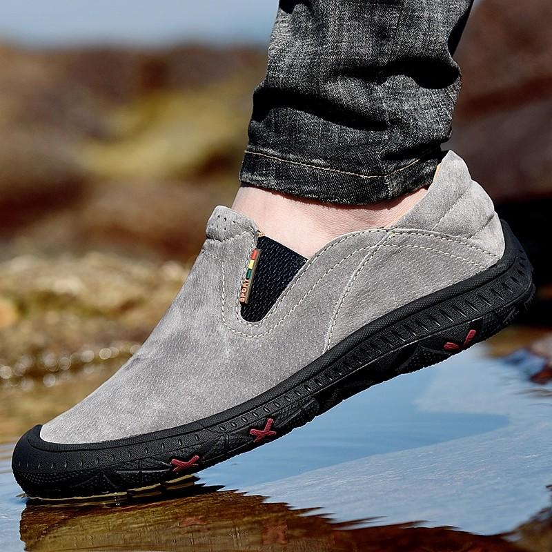 Men's casual hotsell plate pu shoes