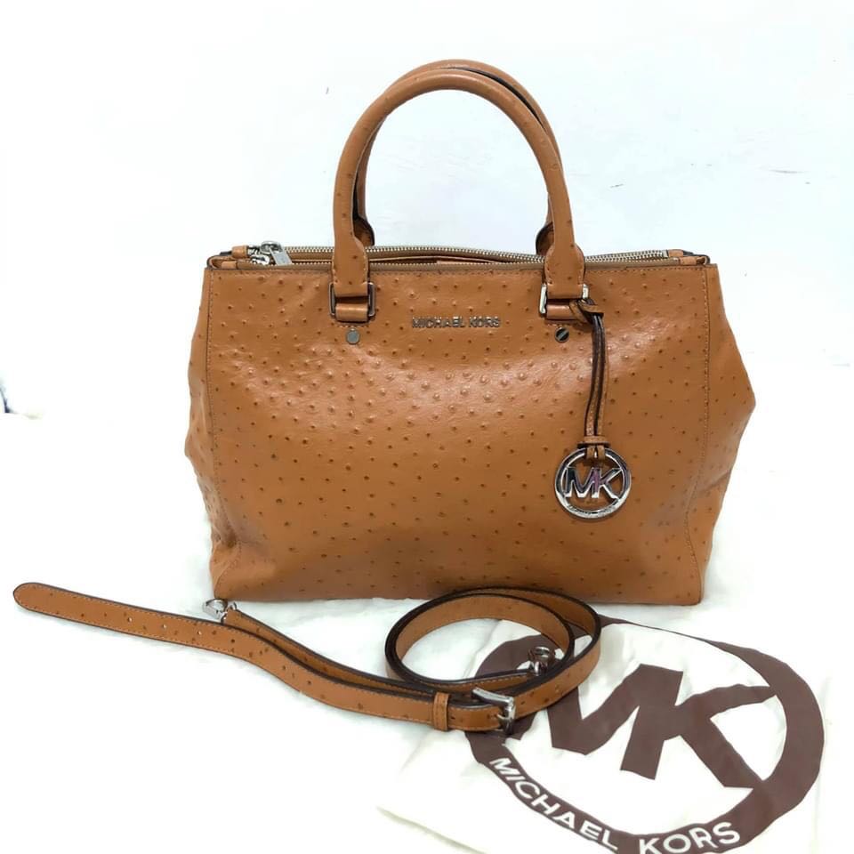 mk ostrich bag