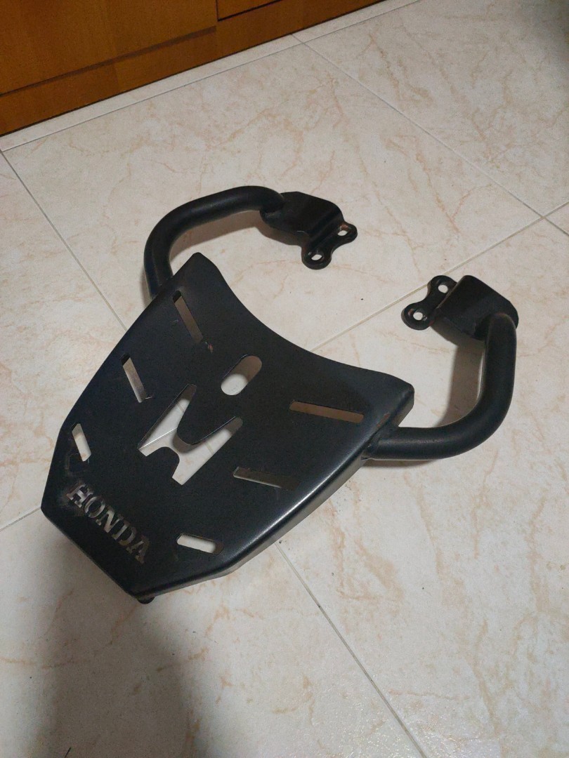 Motorcycle Box 4 point Rack Cb190r, Motorcycles, Motorcycle Accessories ...