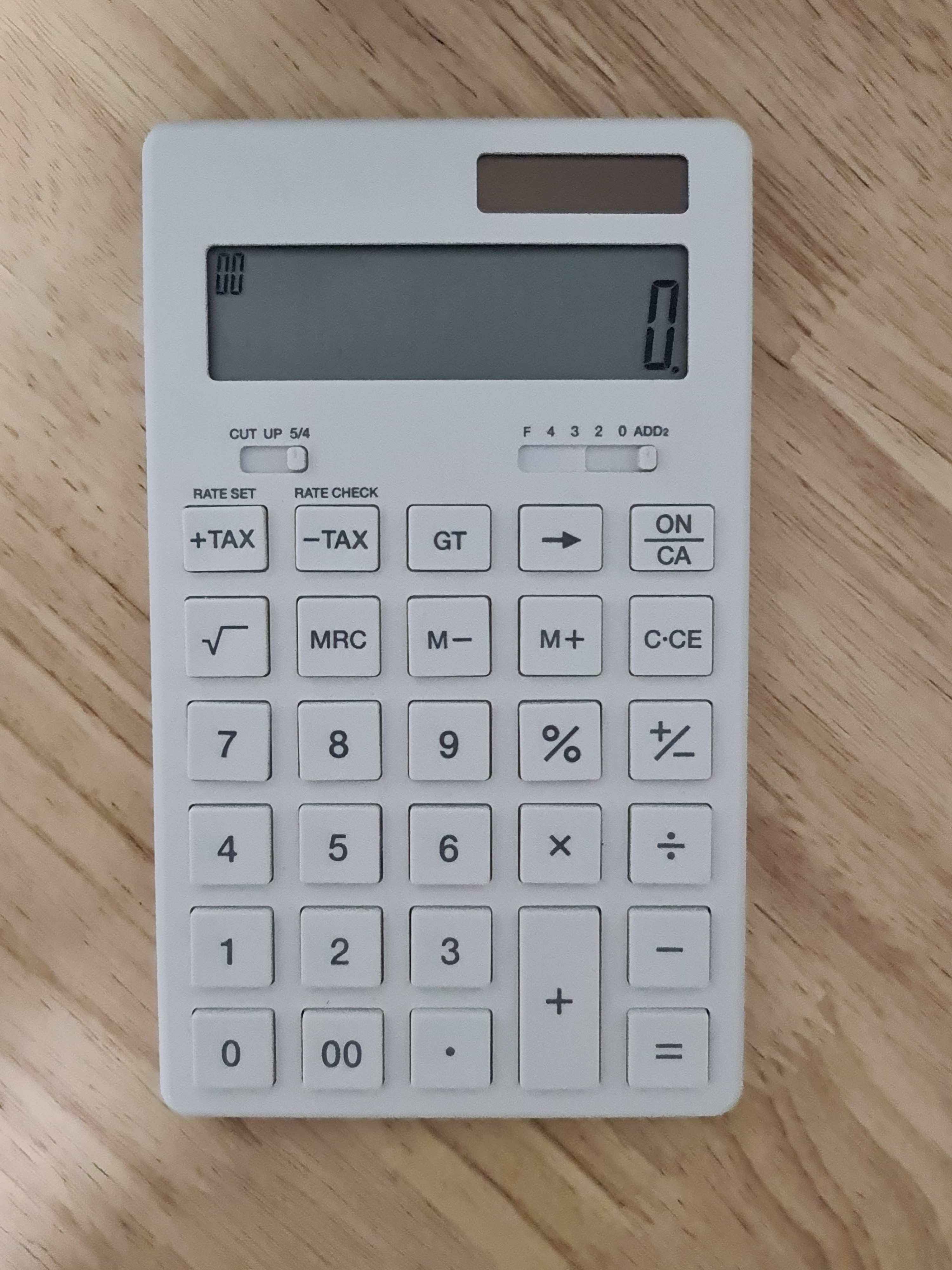 Muji Calculator White, Computers & Tech, Office & Business Technology