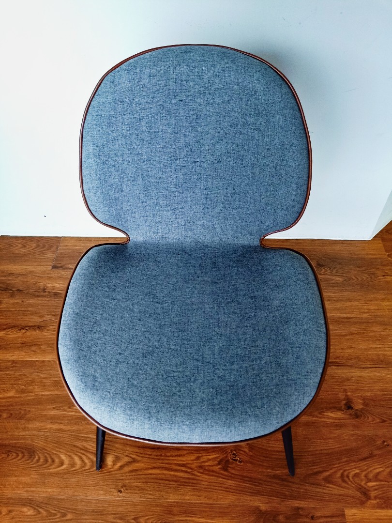 Murphy Dining Chair with steel legs. Good as WFH chair., Furniture & Home Living, Furniture