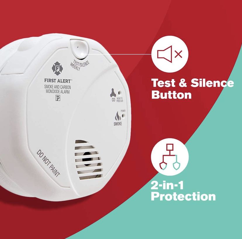 New First Alert Smoke Detector And Carbon Monoxide Detector Alarm Battery Operated Sco5 First Alert 2 In 1 Combination Alarm Assistive Devices Others On Carousell