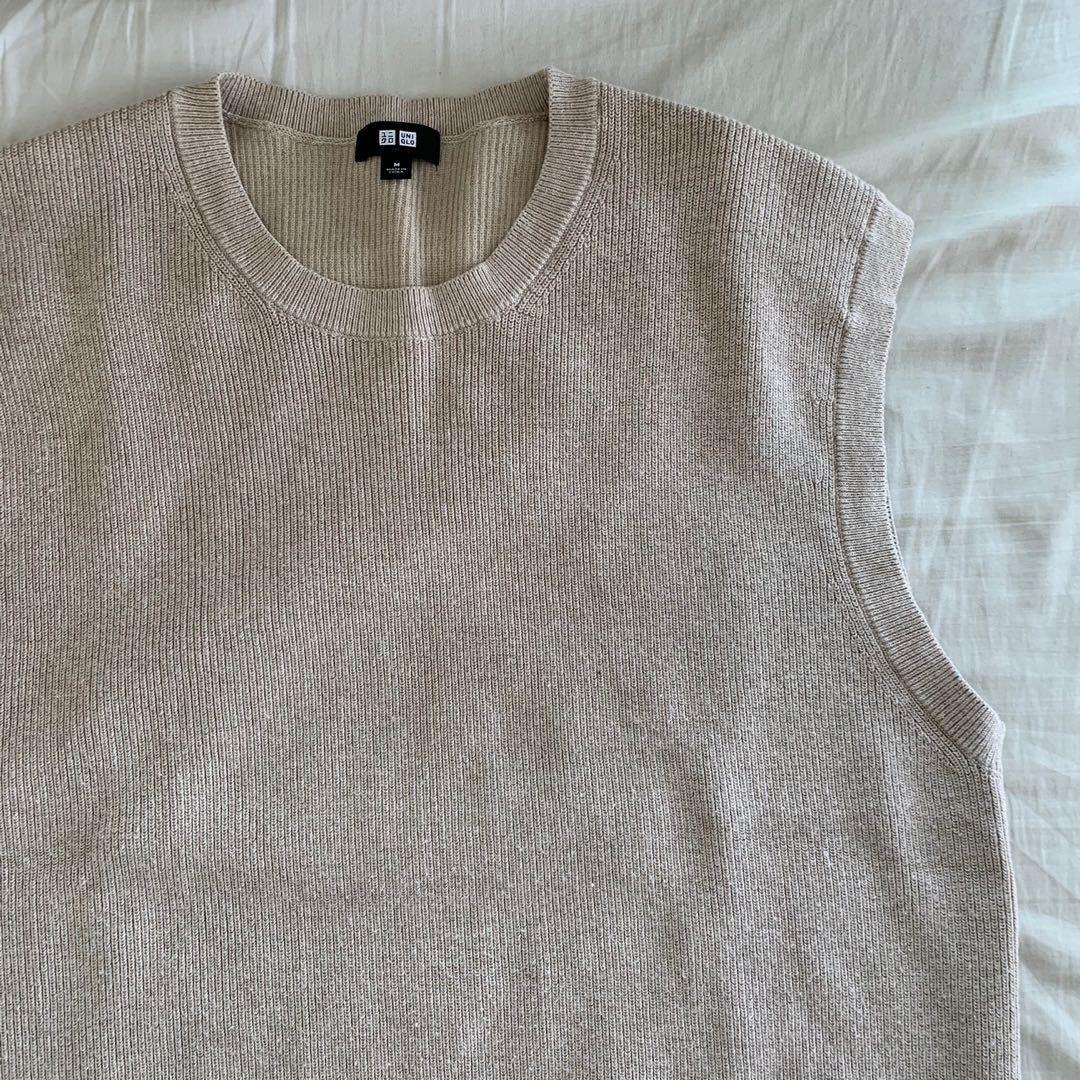 nude sweater vest