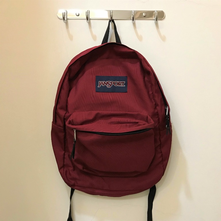 Maroon discount jansport backpack