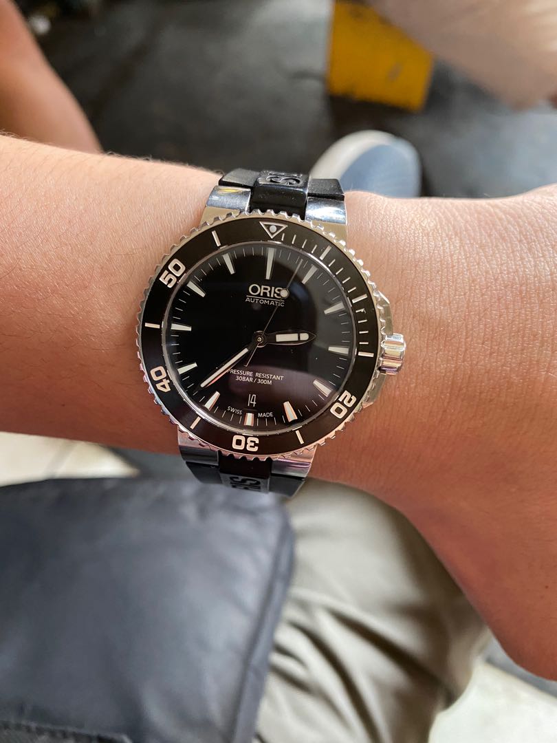 Oris aquis deals 39.5 strap