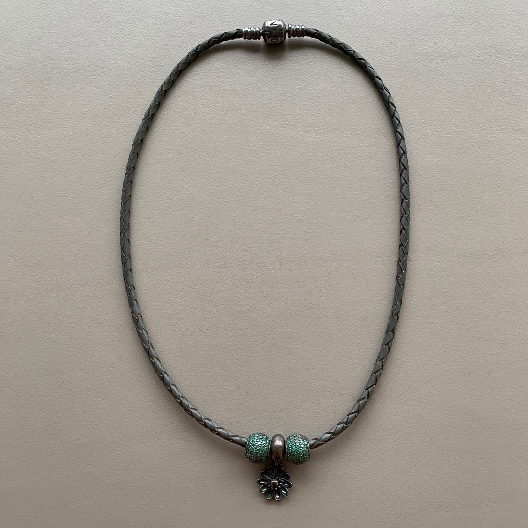 Pandora Necklace in Emerald Green Women s Fashion Jewelry