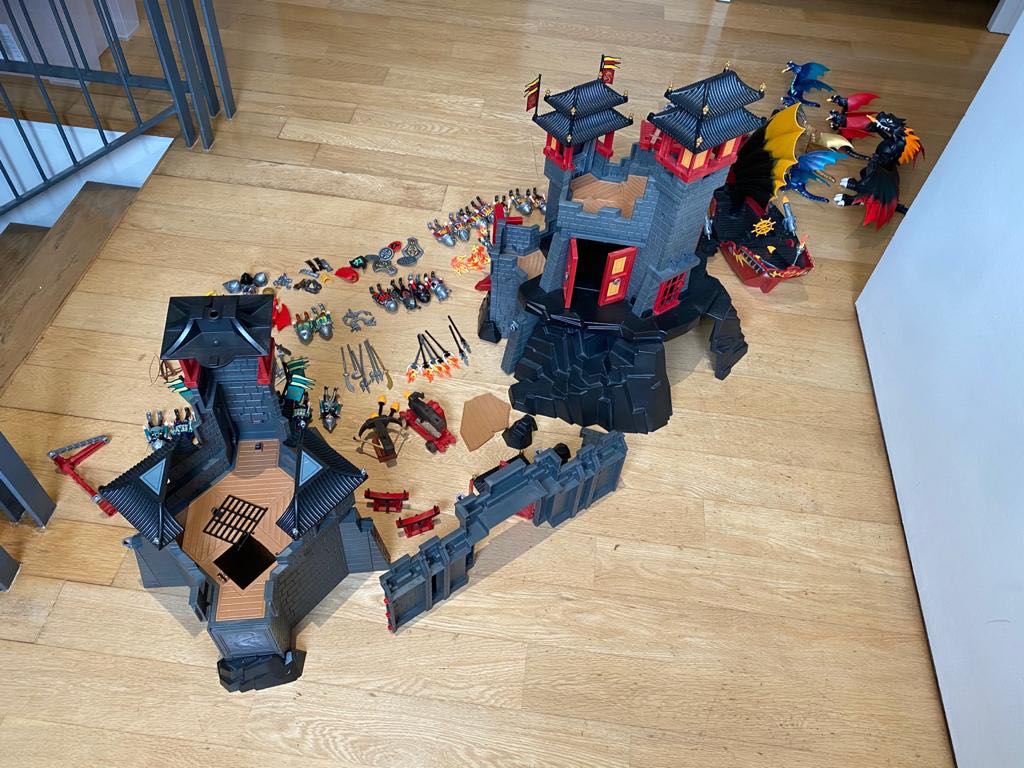 chateau playmobil dragon