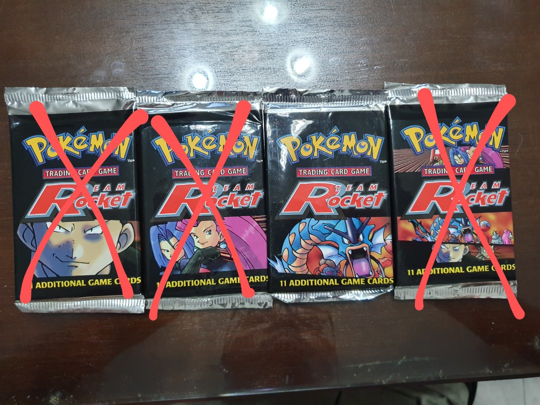 Pokemon TCG Team Rocker Unlimited heavy vintage pack, Toys & Games