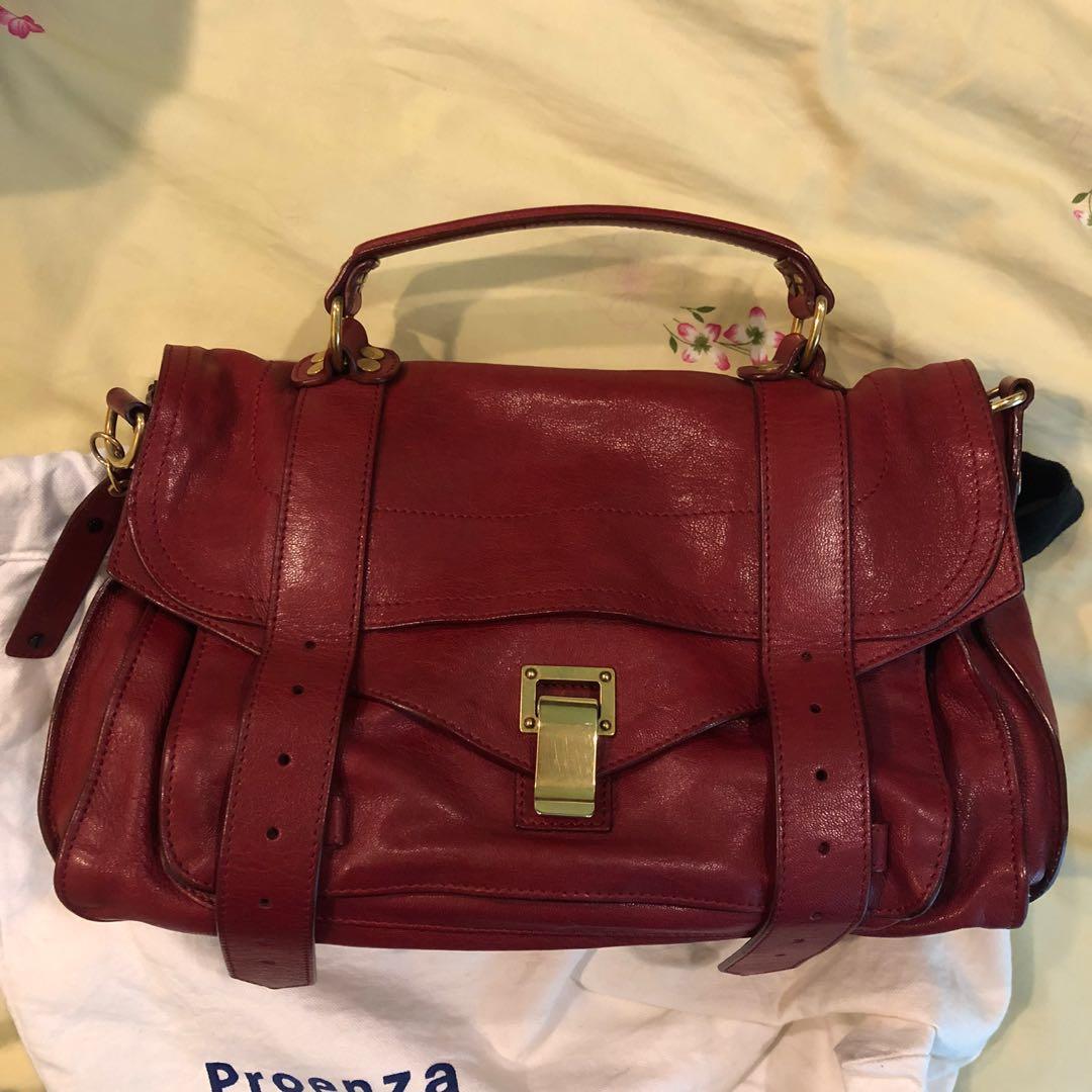 Proenza Schouler PS1 (Category: Bags & Wallets) located in Kuala Lumpur. Submitted by girl_0627 (Listing ID 1034922921, Image 1). Description: Condition: 9/10 Brand: Proenza Schouler Style: PS1 Color: Maroon Include: come w dust bag Please note that I’m only selling authentic bags and small leather. A reason I’m selling my handbags, because I always bought a lot of bags, so I’m trying to let go some to clear space. Kindly Whatsapps or Inbox me if