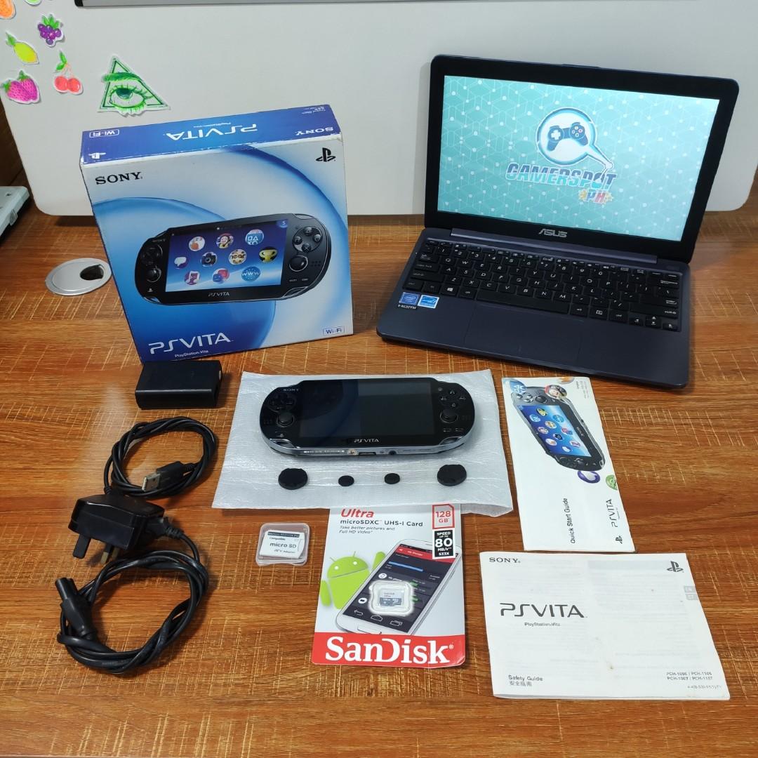 Ps Vita Phat Oled 128gb Fully Setup 3 60 Enso Cfw Complete In Box Video Gaming Video Games Playstation On Carousell