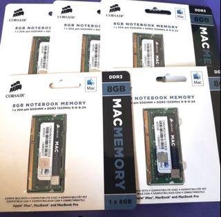 RAM 8 GB Corsair DDR3 Macbook and Imac
