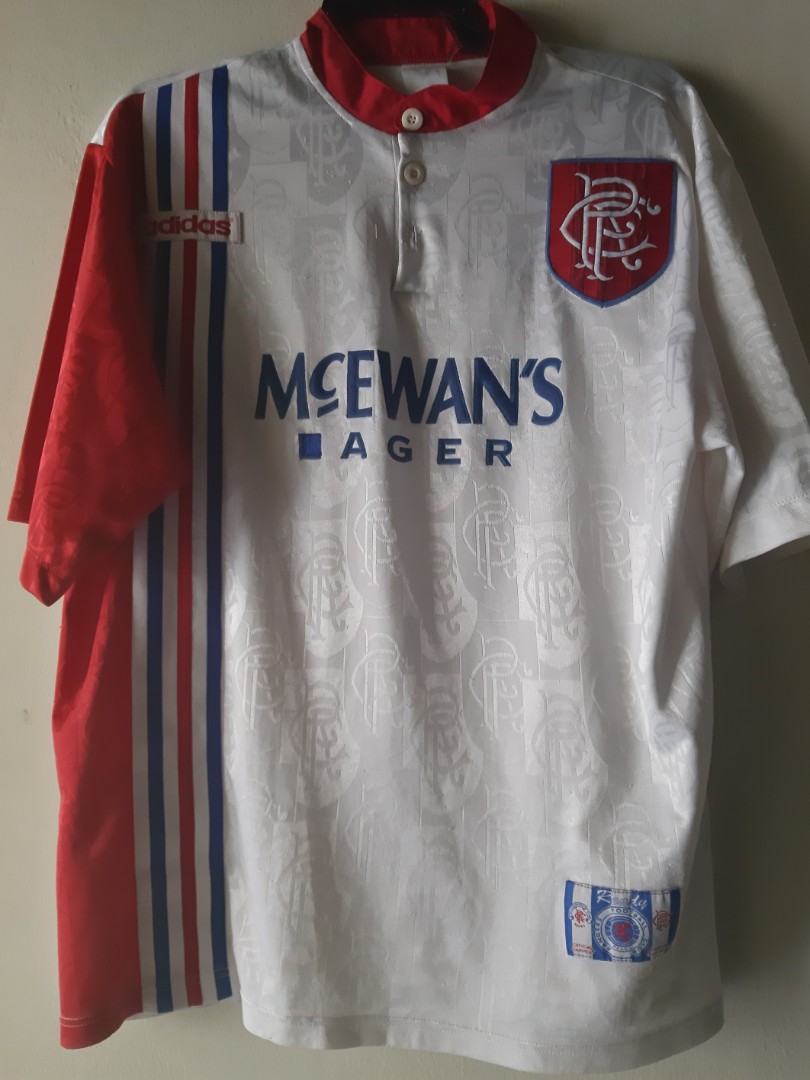 Retro Glasgow Rangers Away Jersey 1996/97 By Umbro