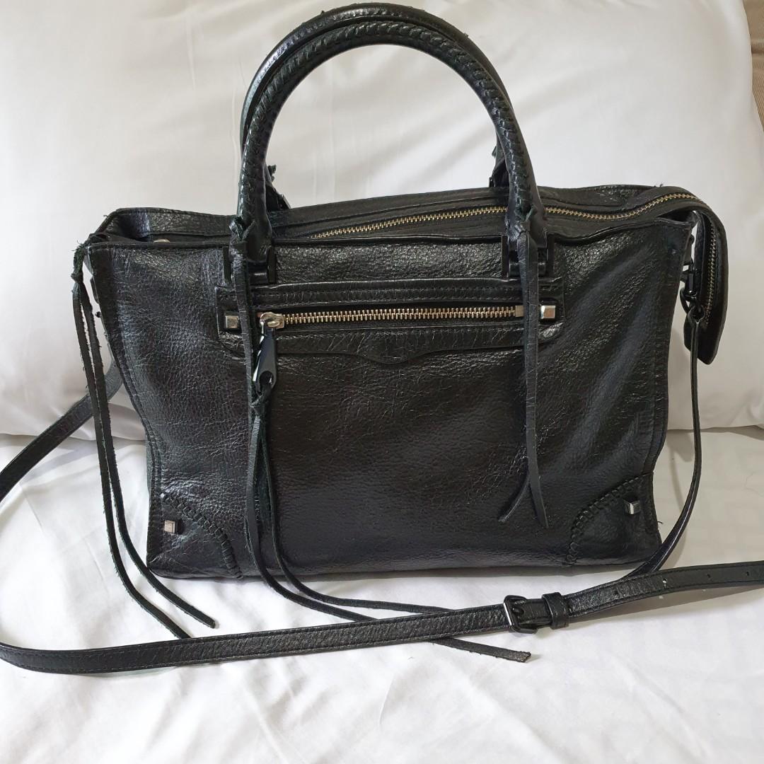 Rebecca Minkoff Regan Satchel 2 way Black
