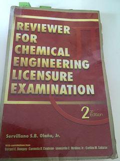 reviewer for chemical engineering licensure