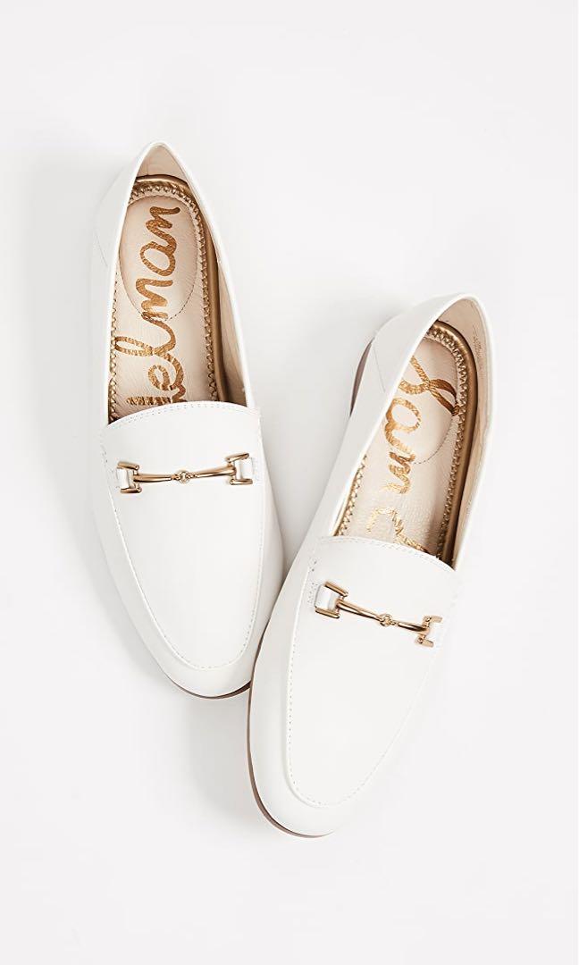 Sam Edelman Loraine Loafers White Women s Fashion Footwear Flats on Carousell