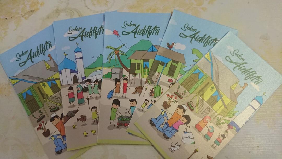 Sampul Duit Raya Sarawak Energy Design Craft Artwork On Carousell