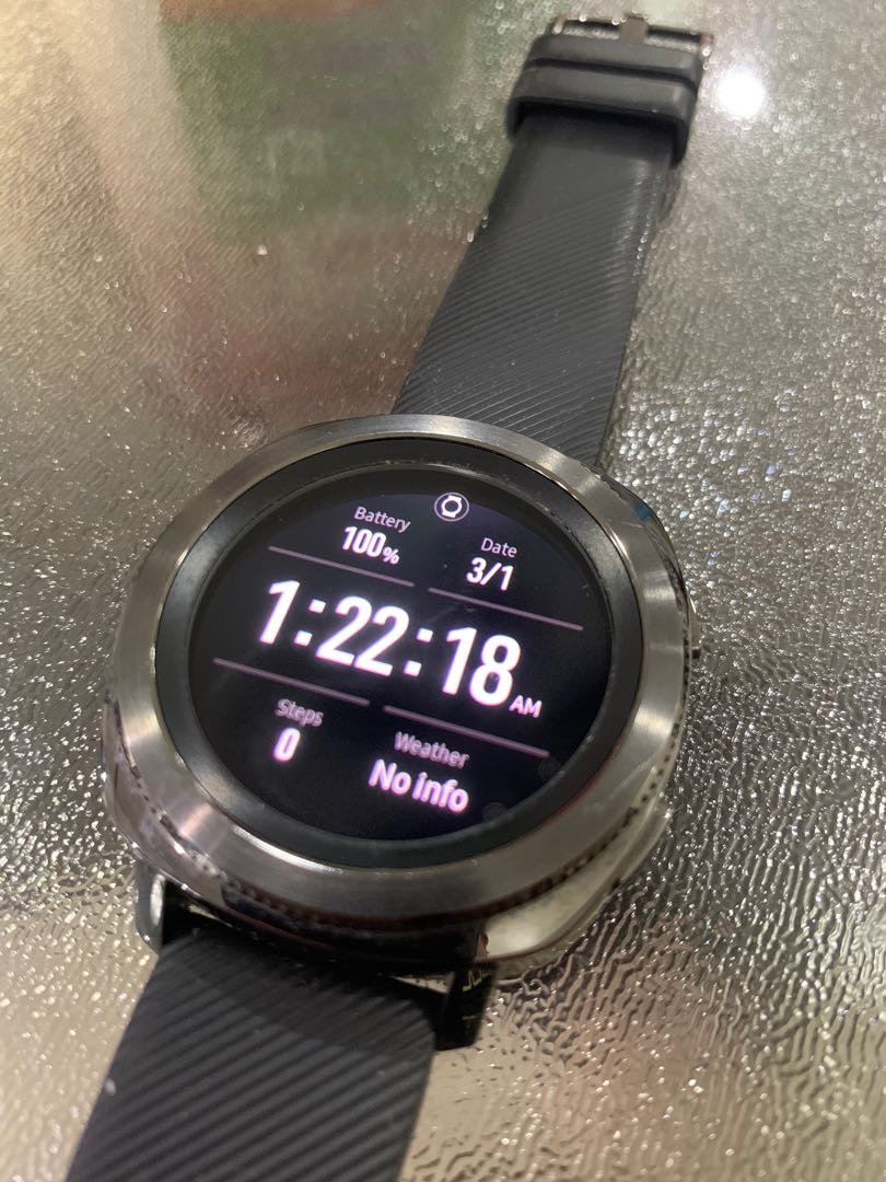 Samsung gear sport 2025 weather no info