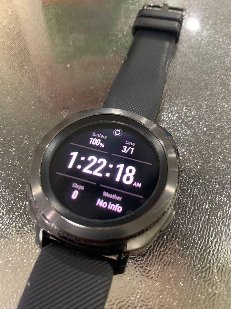Samsung gear sales sport watch black