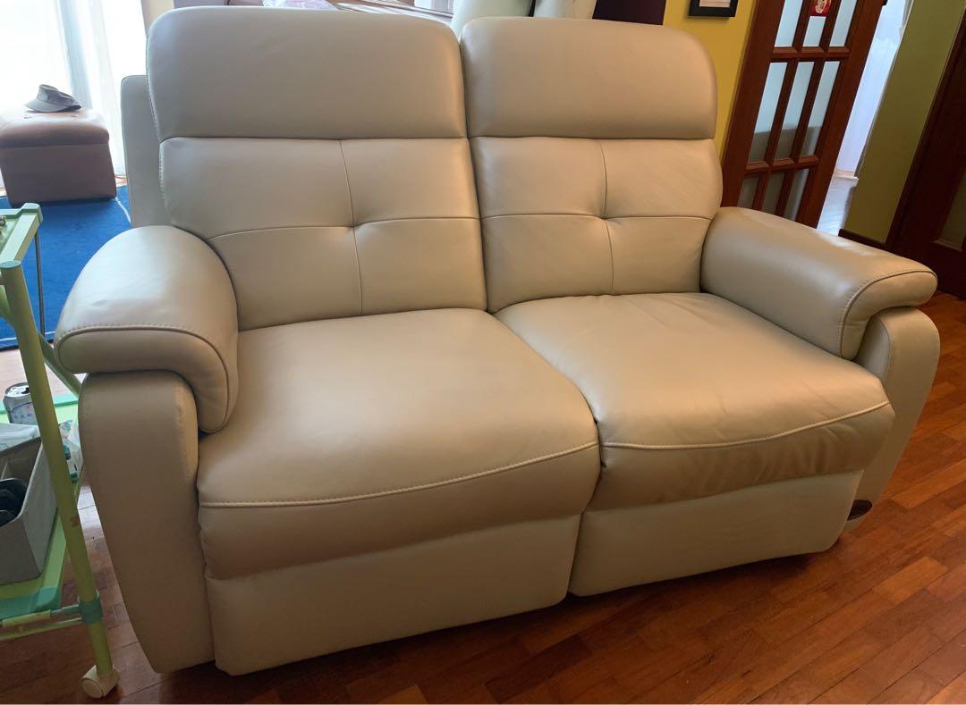 Seahorse Leather Recliner Sofa