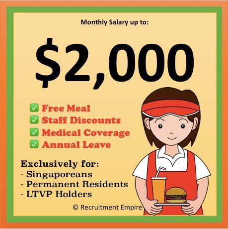 Service Crew Jobs Hospitality F B On Carousell