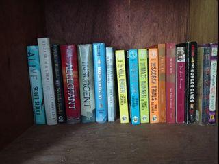 Set of paperback and hardbound books