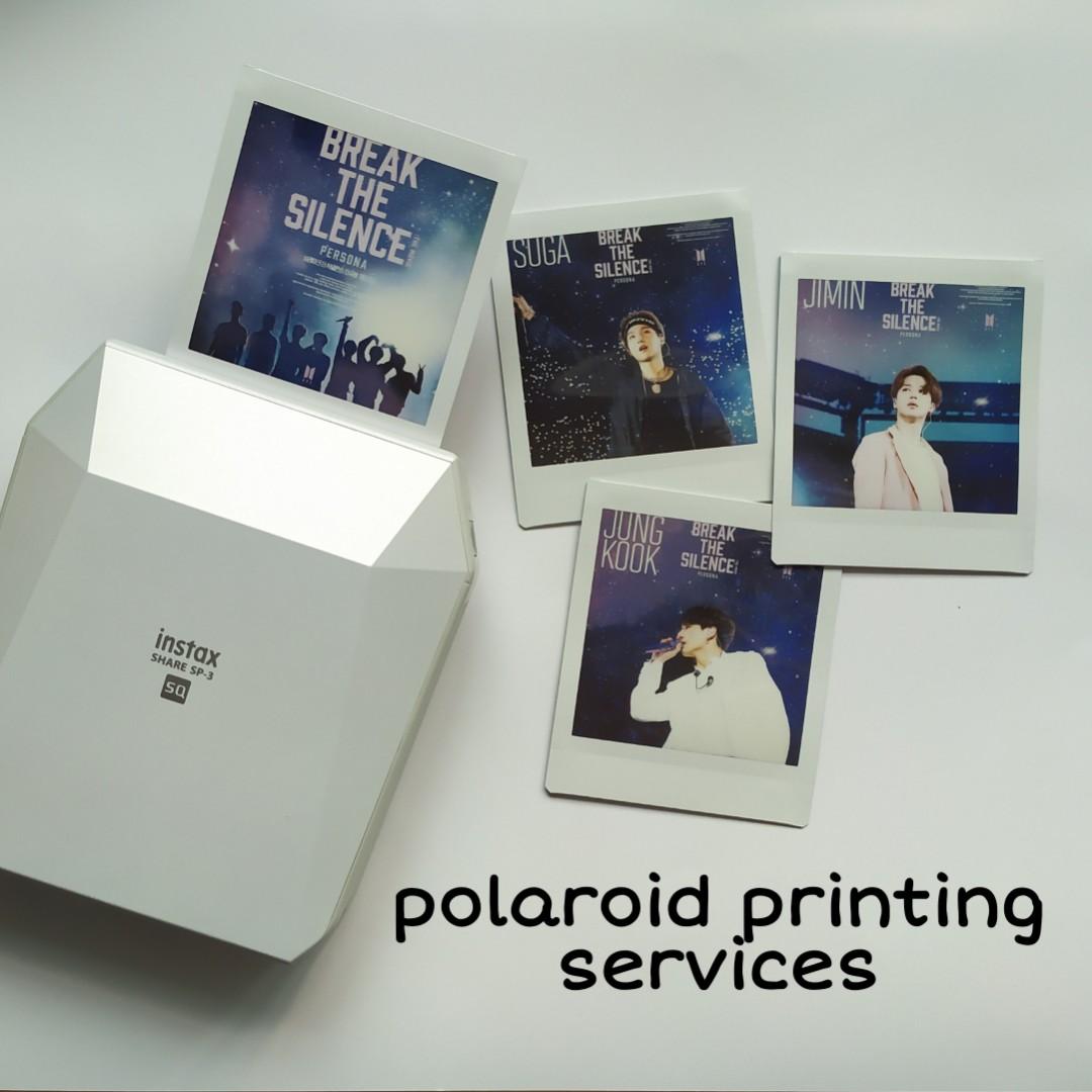square polaroid prints