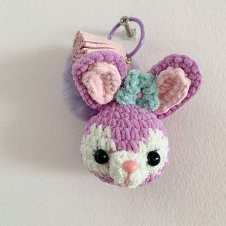 Handmade Crochet Stella Lou Bag Charm