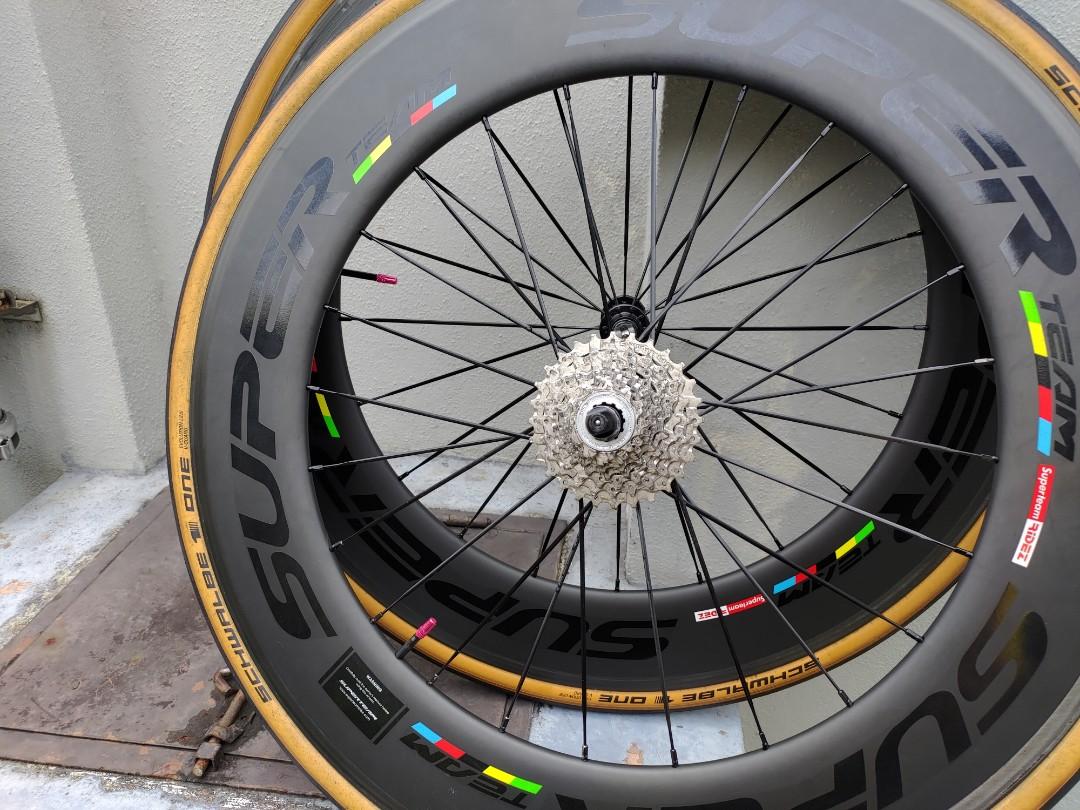 SuperTeam 88mm Wheelset with Cassette Tires