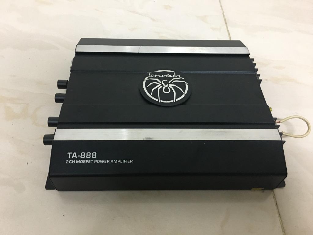 毒蜘蛛taramtua Ta 8 汽車擴大機2聲道超重低音800w 汽機車零配件在旋轉拍賣