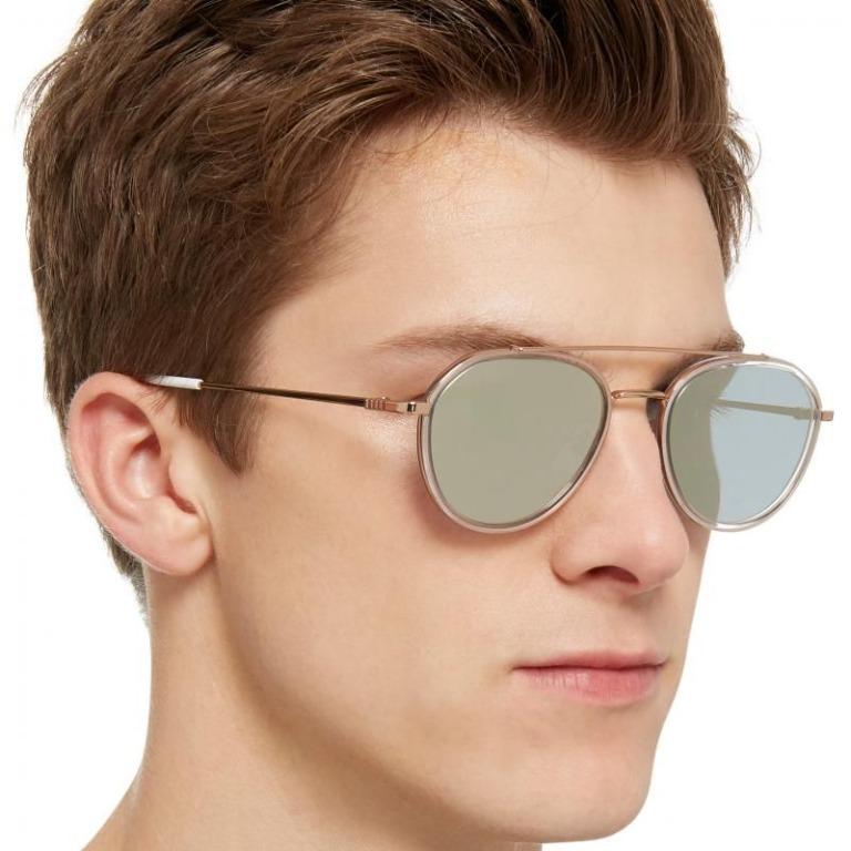THOM BROWNE トムブラウン TB-801-A-GLD-BLK-51 THOM BROWNE SUNGLASSES TB-801-A-GLD-BLK-51 | eBay