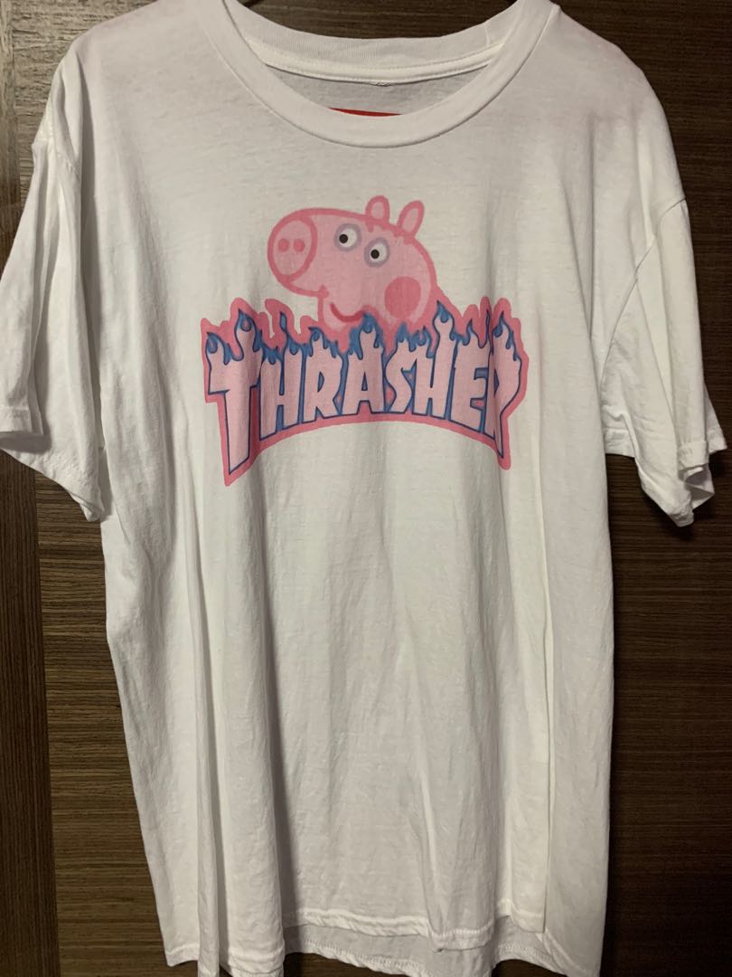 Thrasher peppa cheap pig shirt