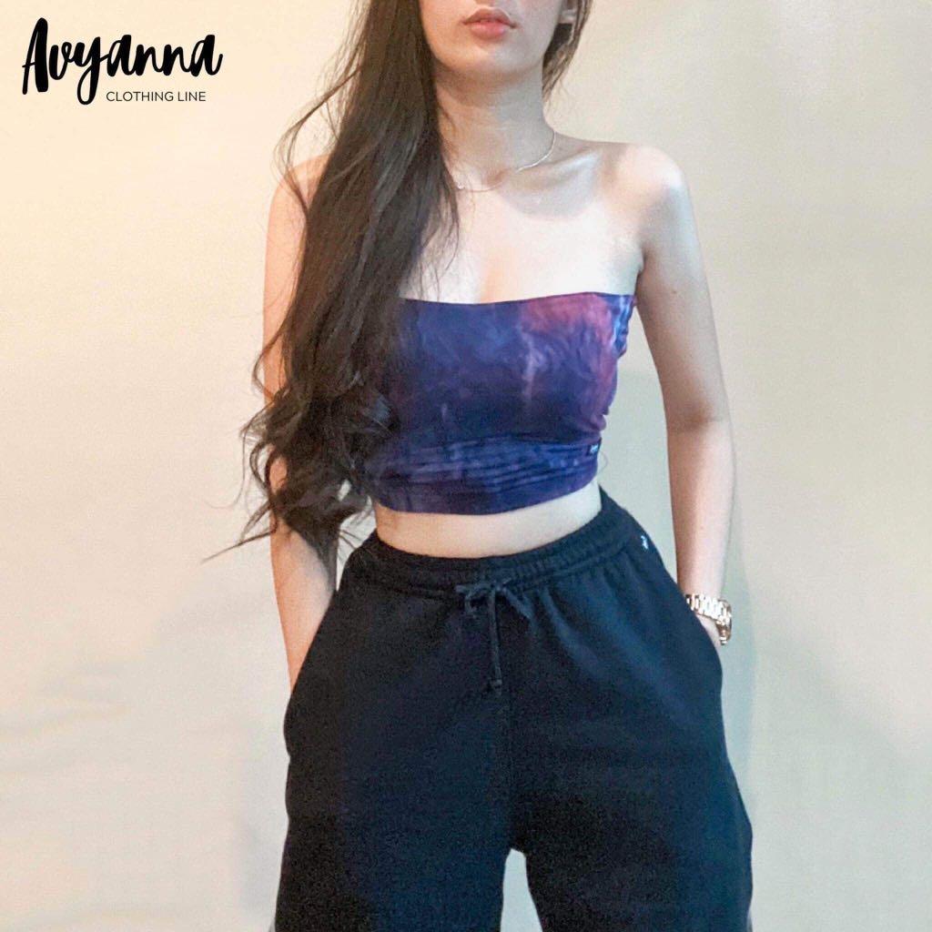 Tube top and Jagger pants (set), Women 