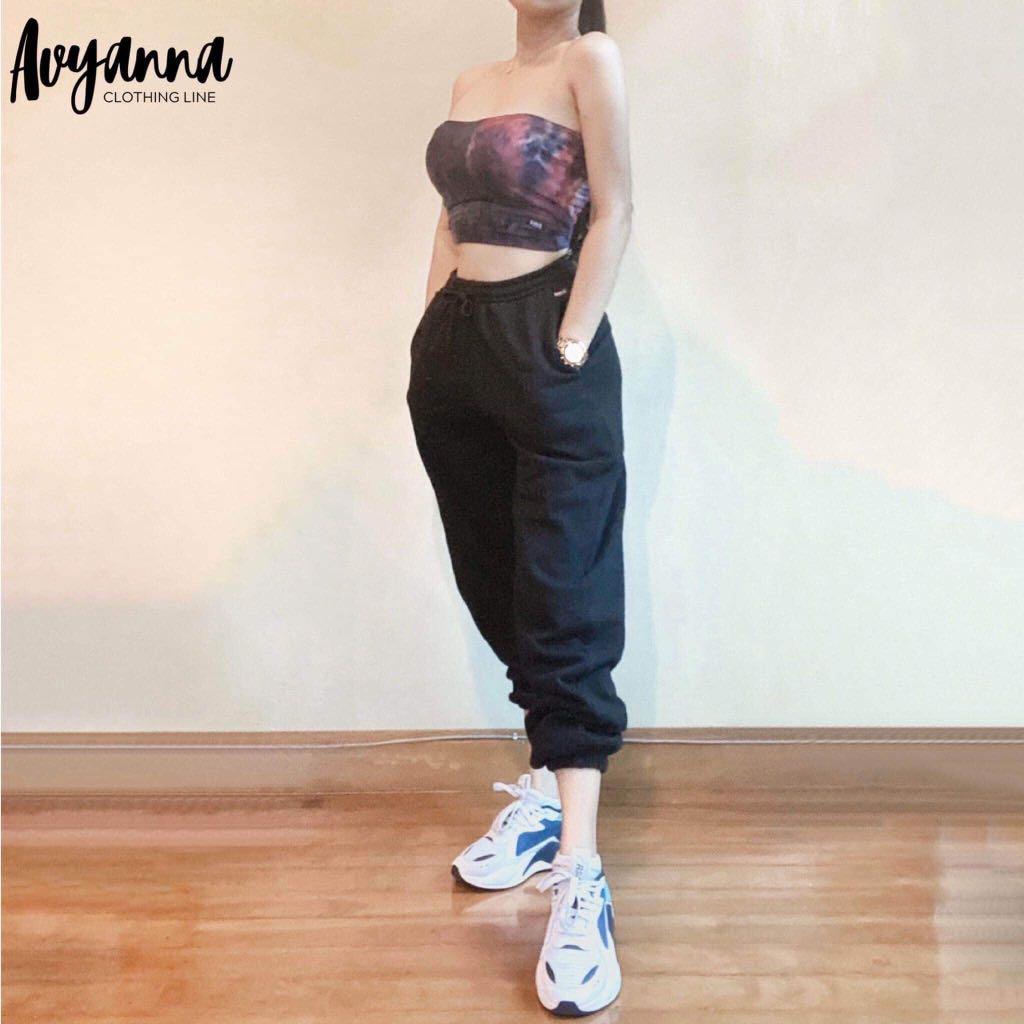 Tube top and Jagger pants (set), Women 