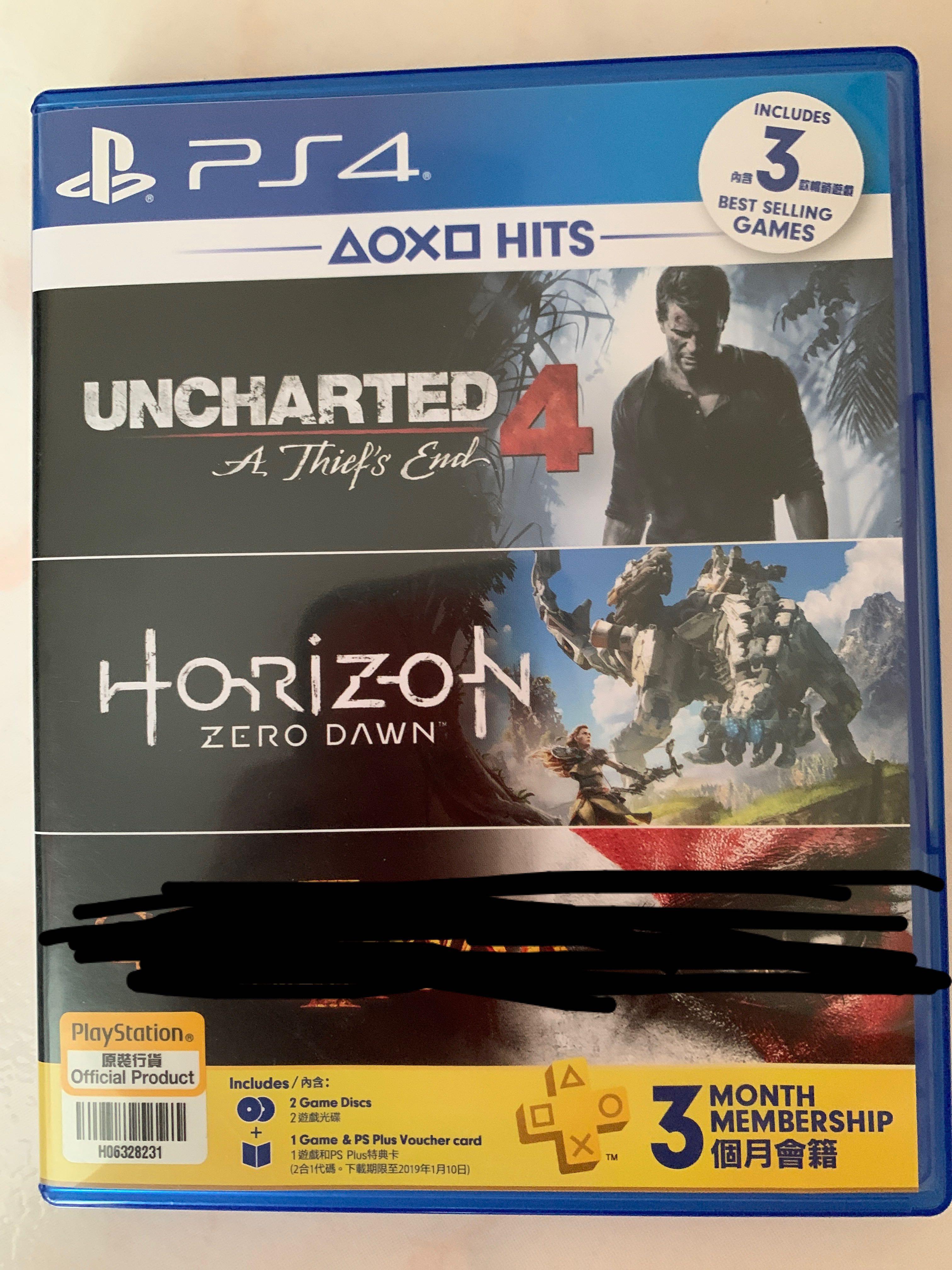 Unchartered 4 A Thief S End Horizon Zero Dawn Toys Games Video Gaming Video Games On Carousell