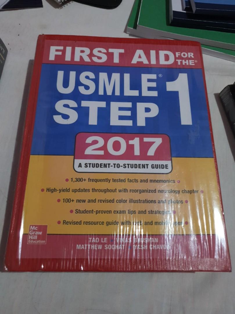 USMLE STEP 1 (2017) (Category: Textbooks) located in Cavite. Submitted by ginemd (Listing ID 1035053073, Image 1). Description: Hardbound. Slightly used. Few highlighted pages. PM for details.