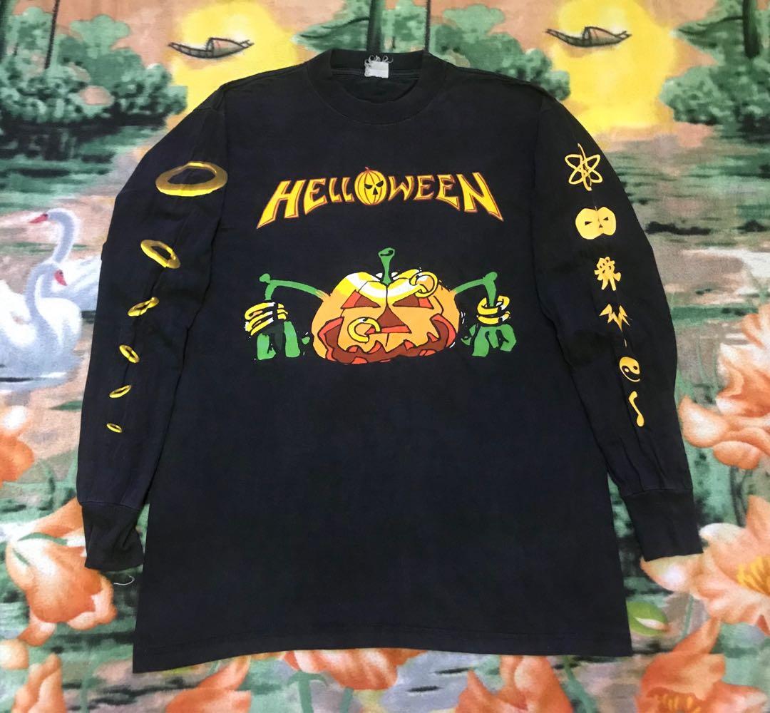 Vintage Helloween Band Men S Fashion Clothes Tops On Carousell
