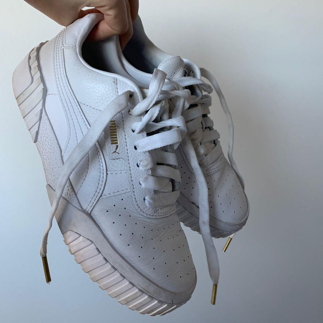 Puma sneakers womens white shop