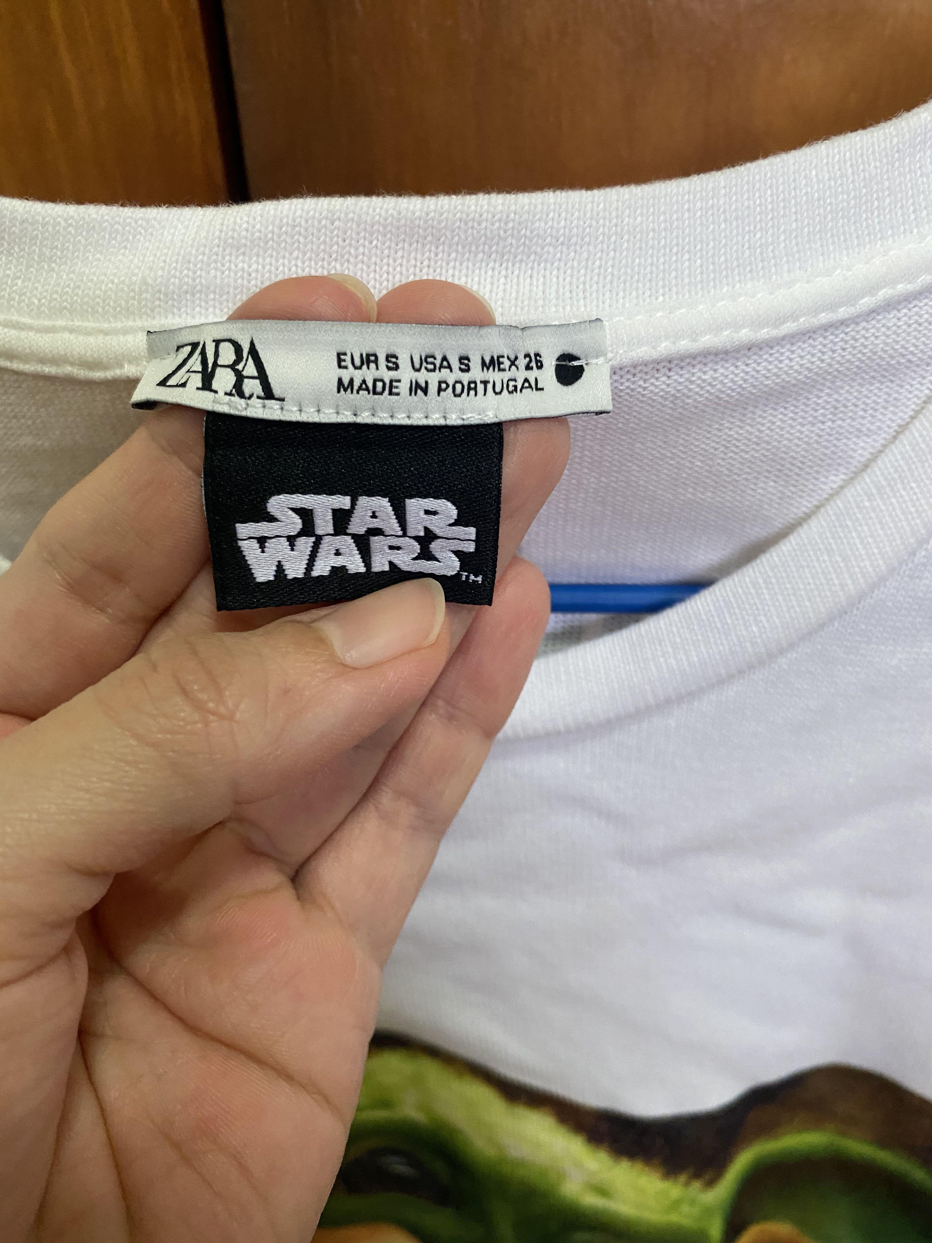 zara star wars baby yoda oversized tee, Women's Fashion, Tops, Other