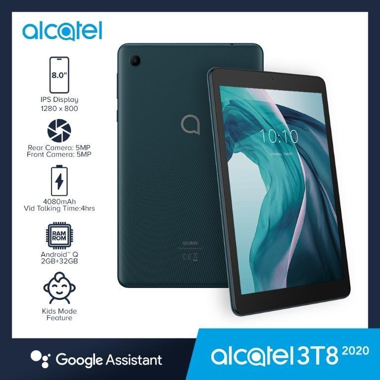 8inch ips display 2gb ram 32gb rom alcatel 3t8 tablet