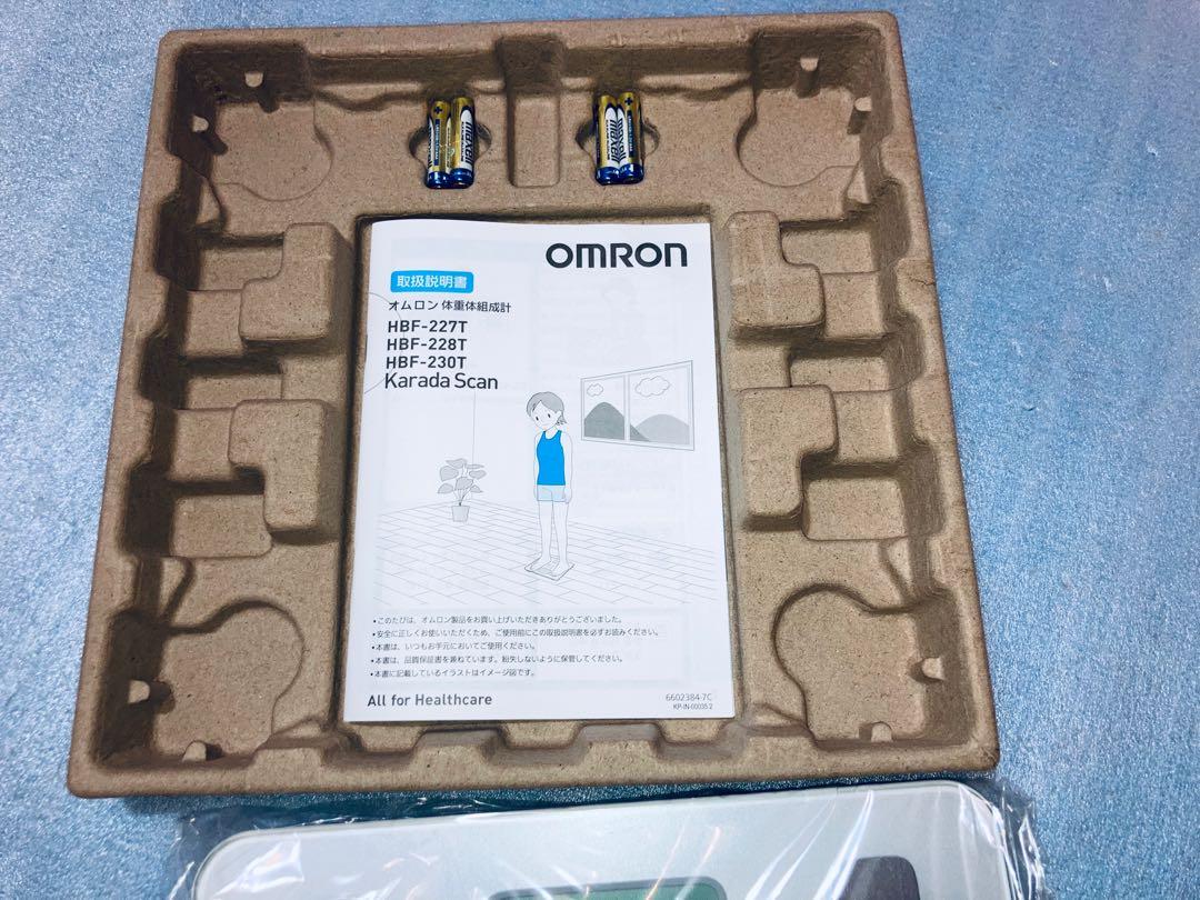 全新omron Hbf 228t 歐姆龍脂肪磅體脂磅體脂稱體脂秤藍牙連手機karada Scan 電子產品 其他 Carousell