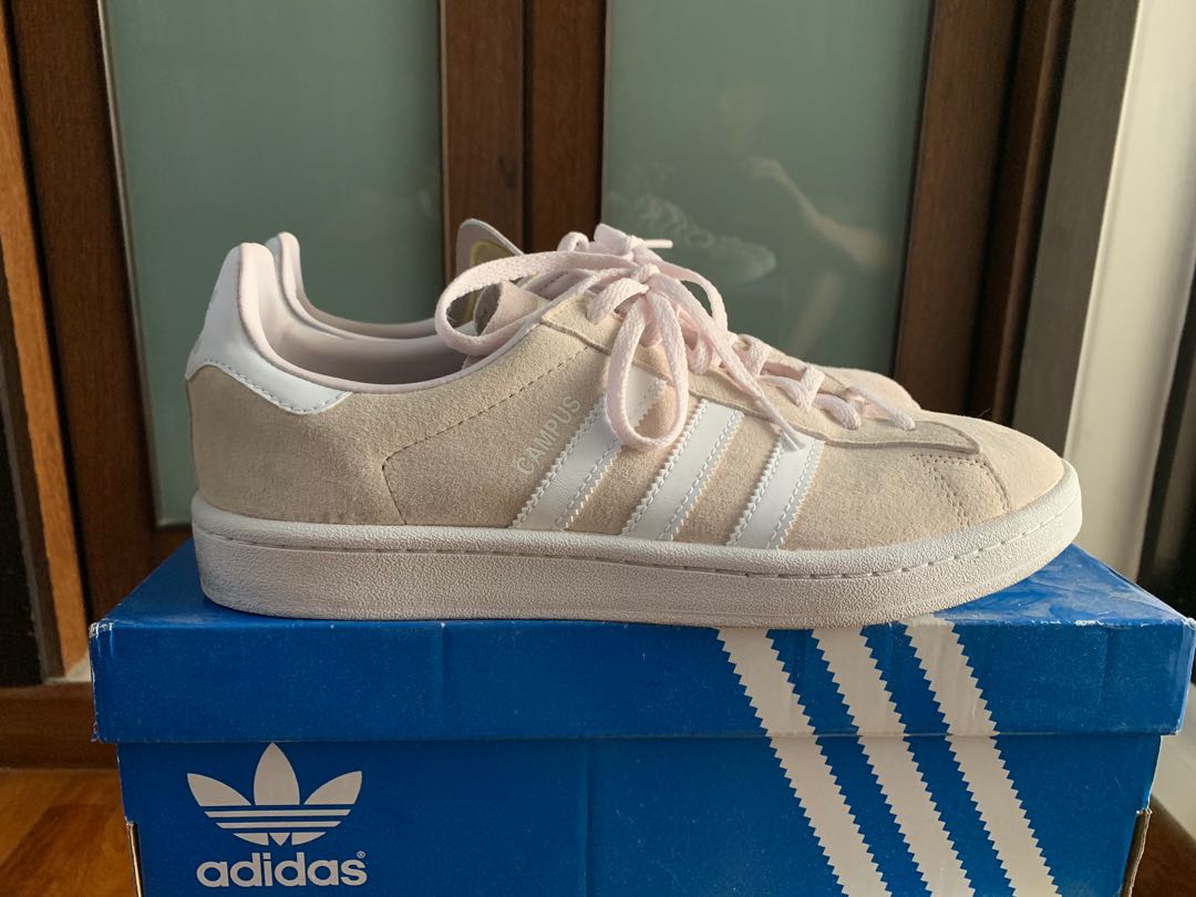 Adidas Campus Orchid Tint (Light Pink), Men's Fashion, Footwear, Sneakers on