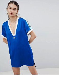 adidas v neck dress