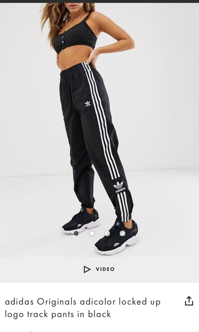 adidas button up track pants