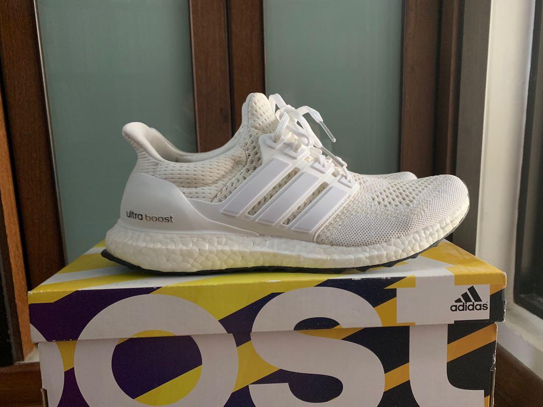 adidas UltraBoost 1.0 Low Triple White for Sale, Authenticity Guaranteed