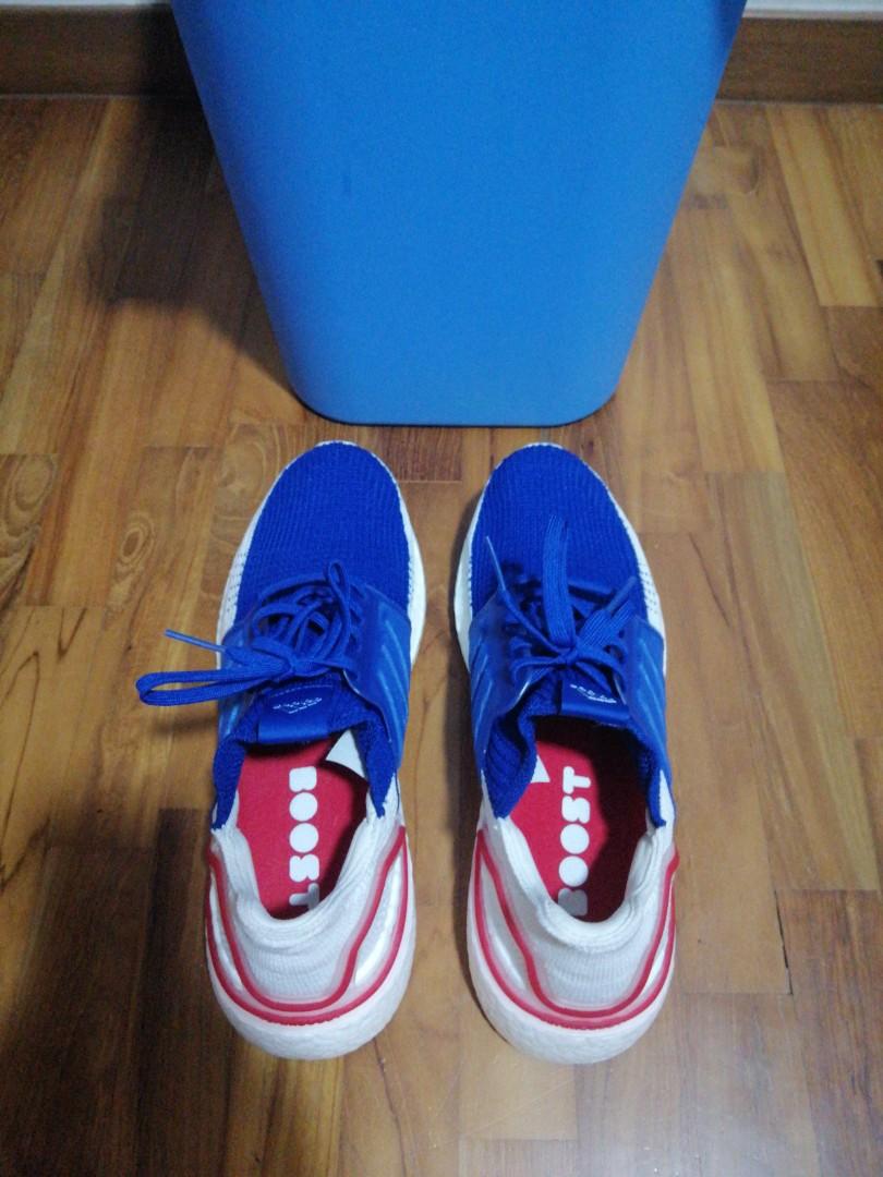 Ultraboost 19 red white and discount blue