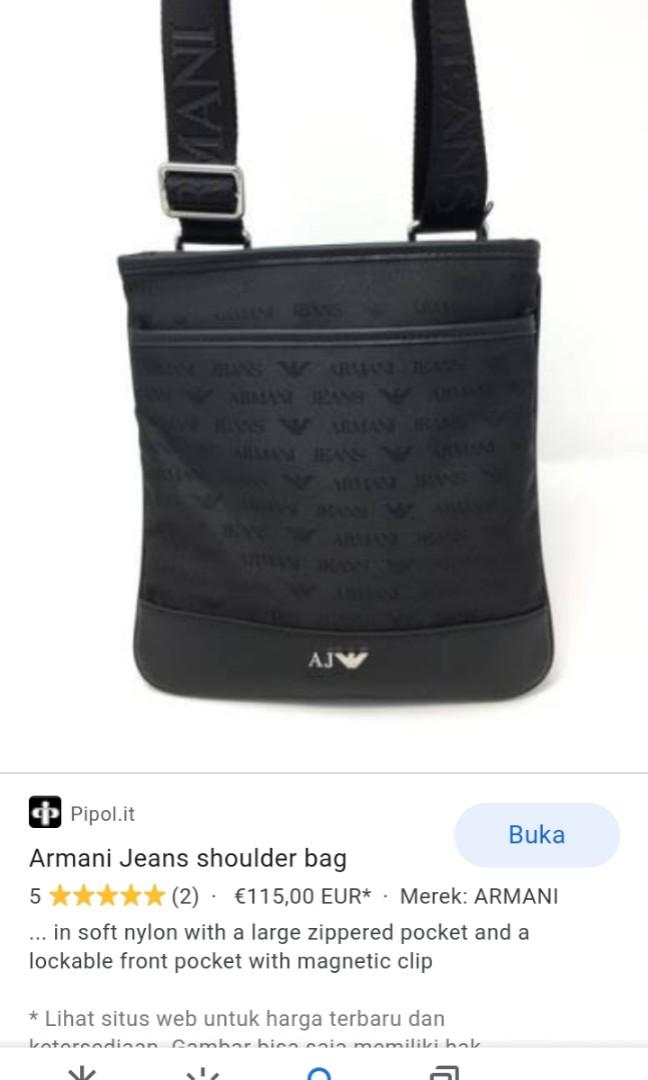 Armani jeans shoulder bag, Fesyen Pria 